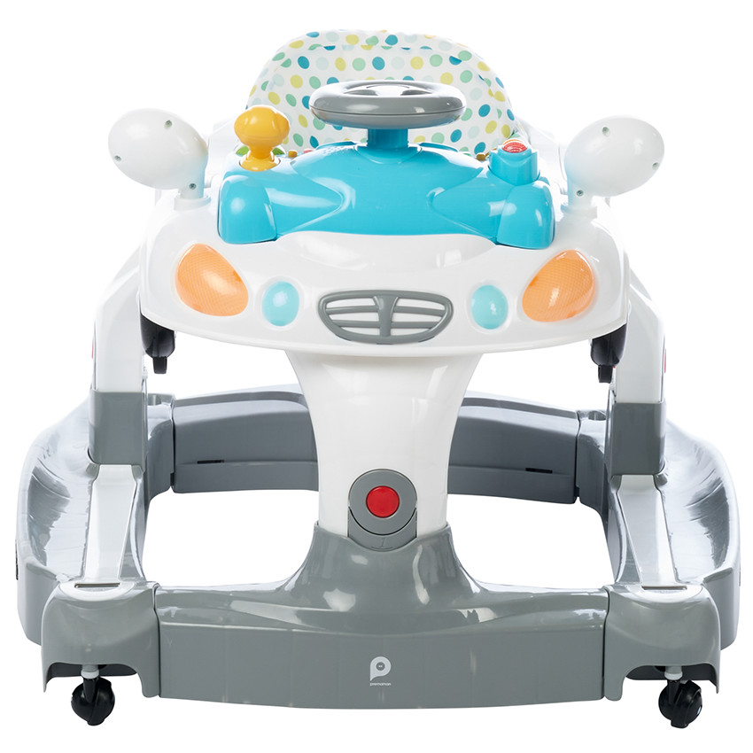 Andador 4 en 1 - Azul/Gris 