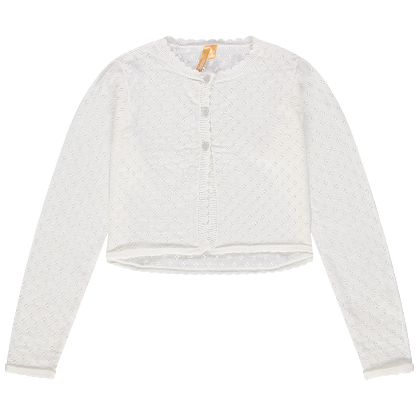 Chaqueta de punto calado  