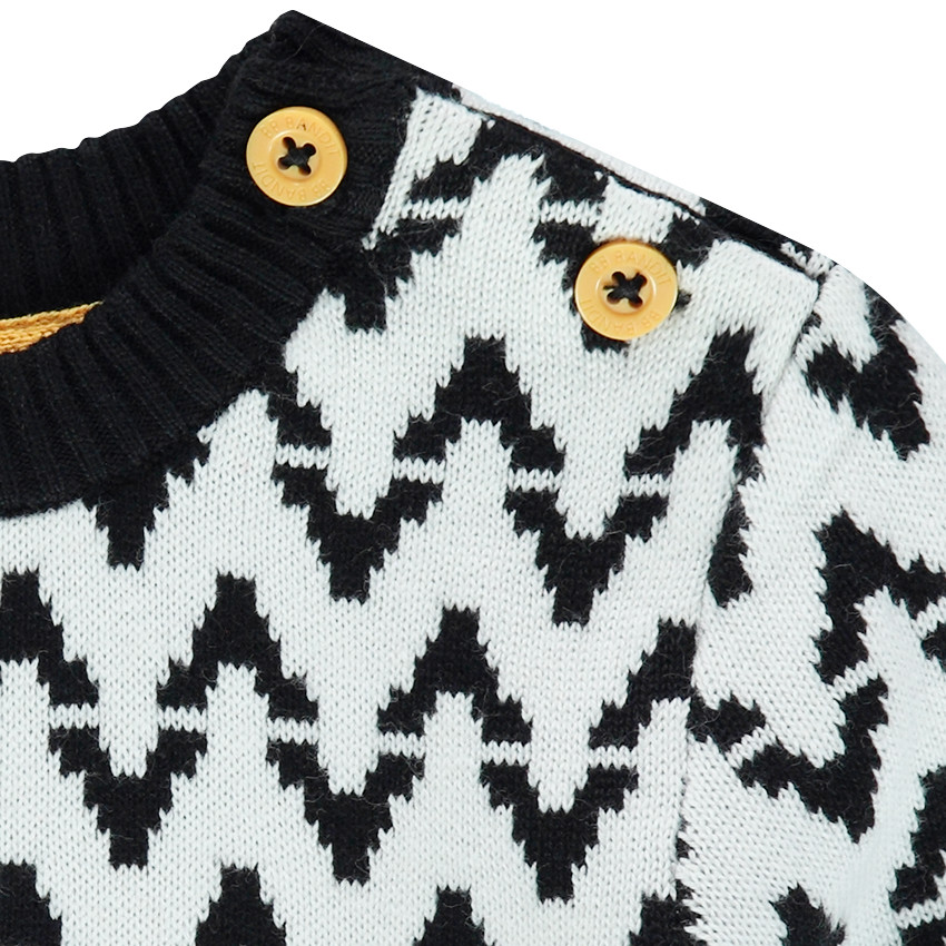 Jersey de punto con dibujo de jacquard all over 