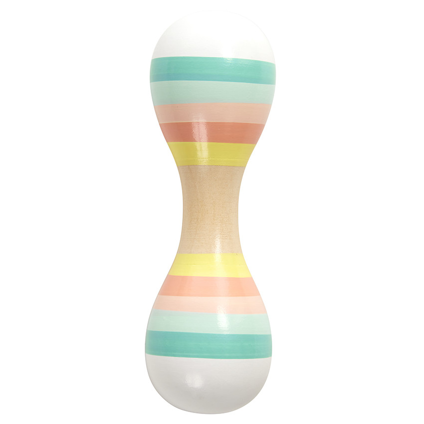 Maraca doble de madera - Crazy colors 2.0 