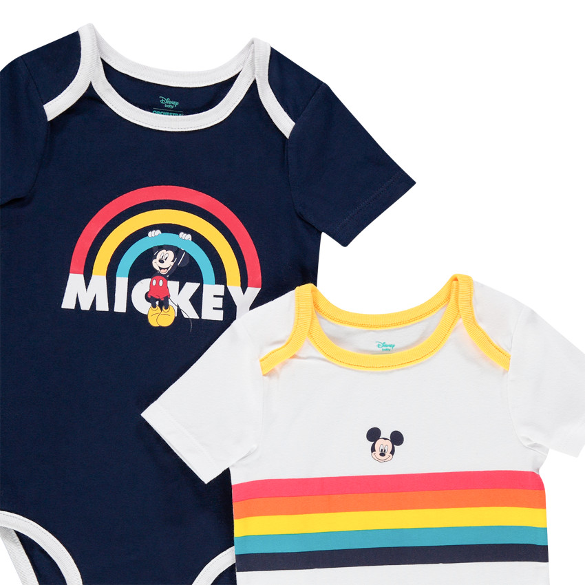 Pack de 5 bodies manga corta Mickey Disney 