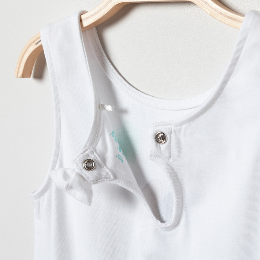 Vestido a rayas estampado de Mickey y Minnie Disney para bebé niña 