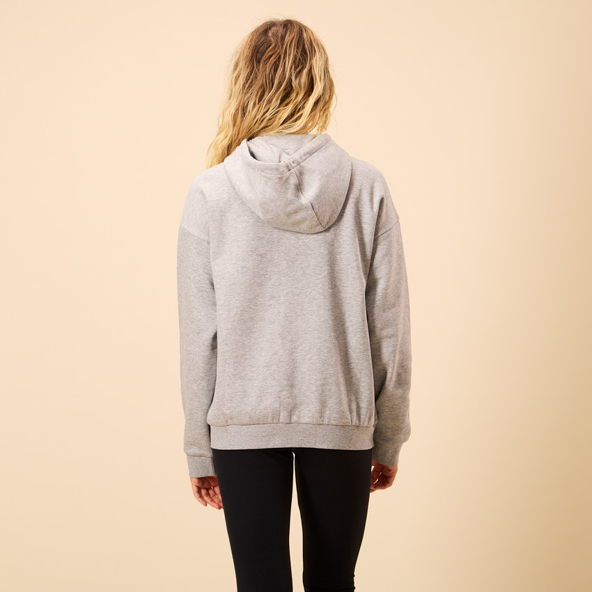 Sudadera premamá y de lactancia con cremallera y estampado Future 