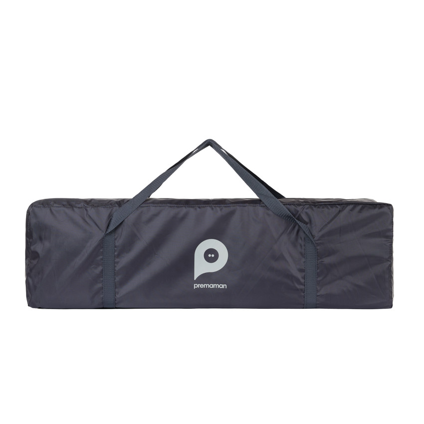 Cama de viaje con cododo Sleepli - Negro 