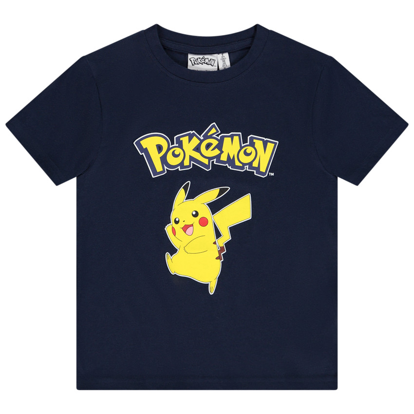 Camiseta manga corta estampado Pikachu Pokémon para niño 