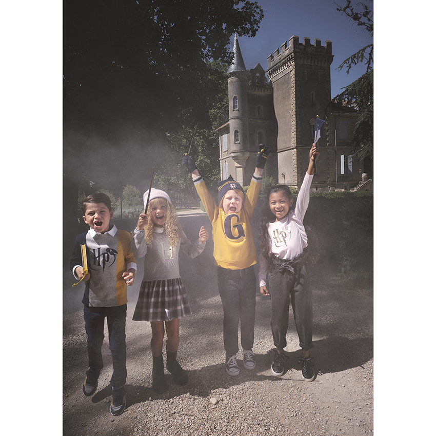 Guantes con rayas a contraste 