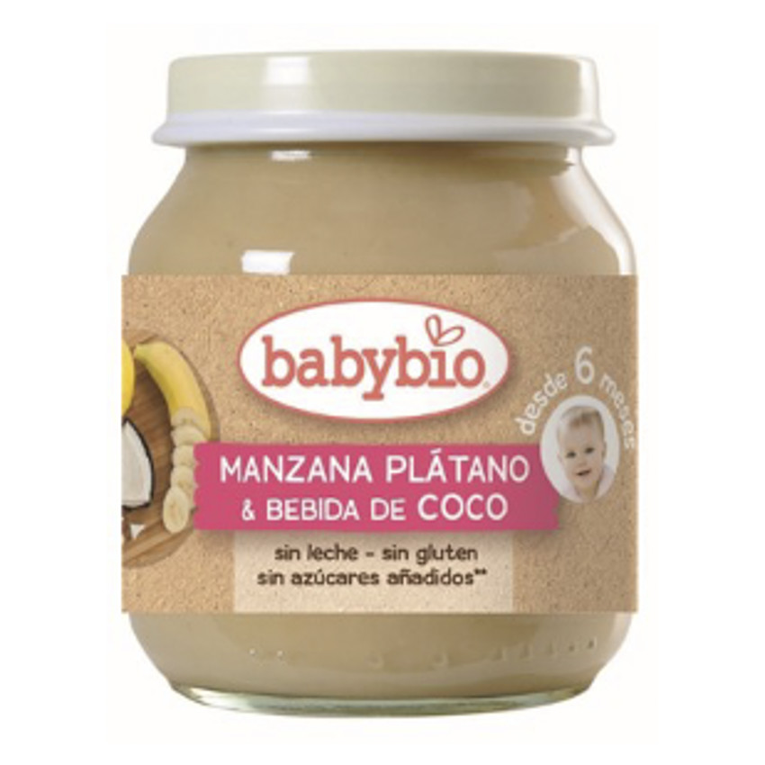 BabyBio Manzana Plátano Coco 130 g 