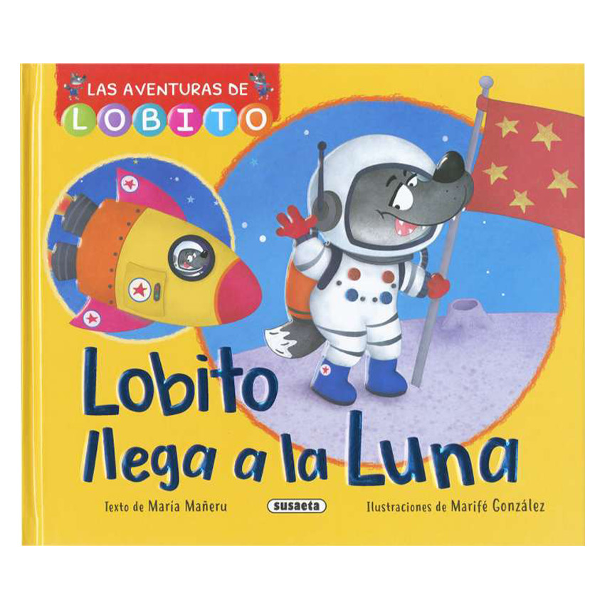 Cuento Lobito llega a la luna +5años 
