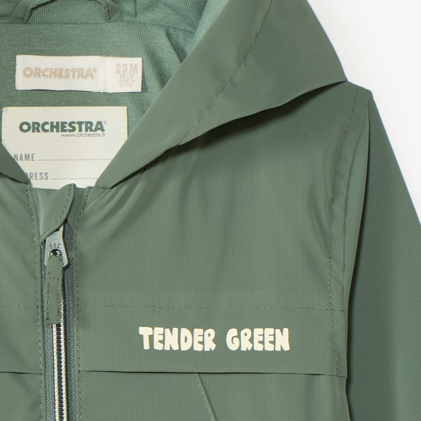 Chubasquero impermeable con capucha para bebé niño 