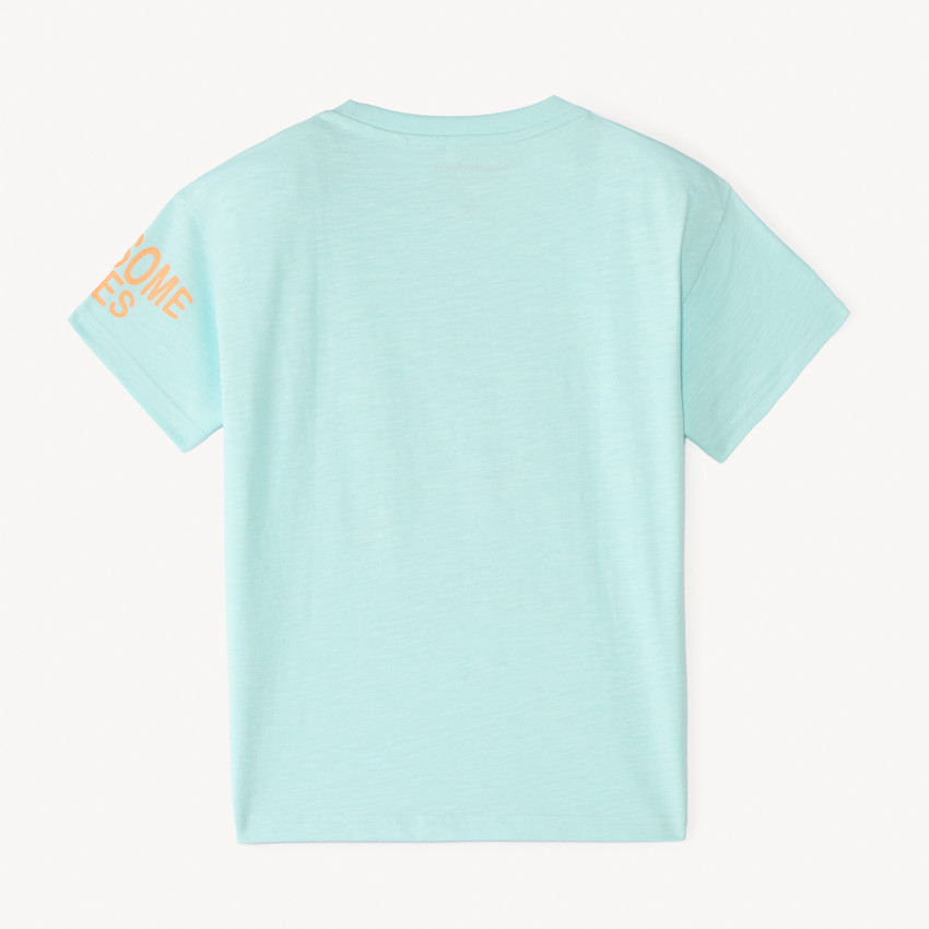 Camiseta de manga corta con estampado de Chase de la Patrulla Canina para niño. 
