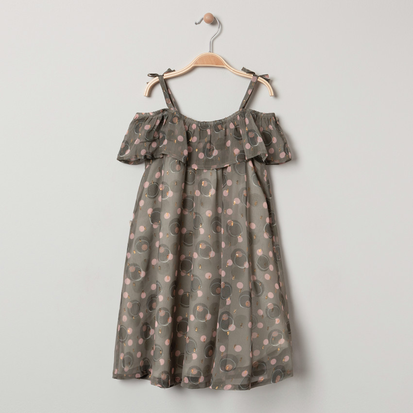 Vestido tirantes estampado gráfico all-over  Additional Vestido tirantes estampado gráfico all-over