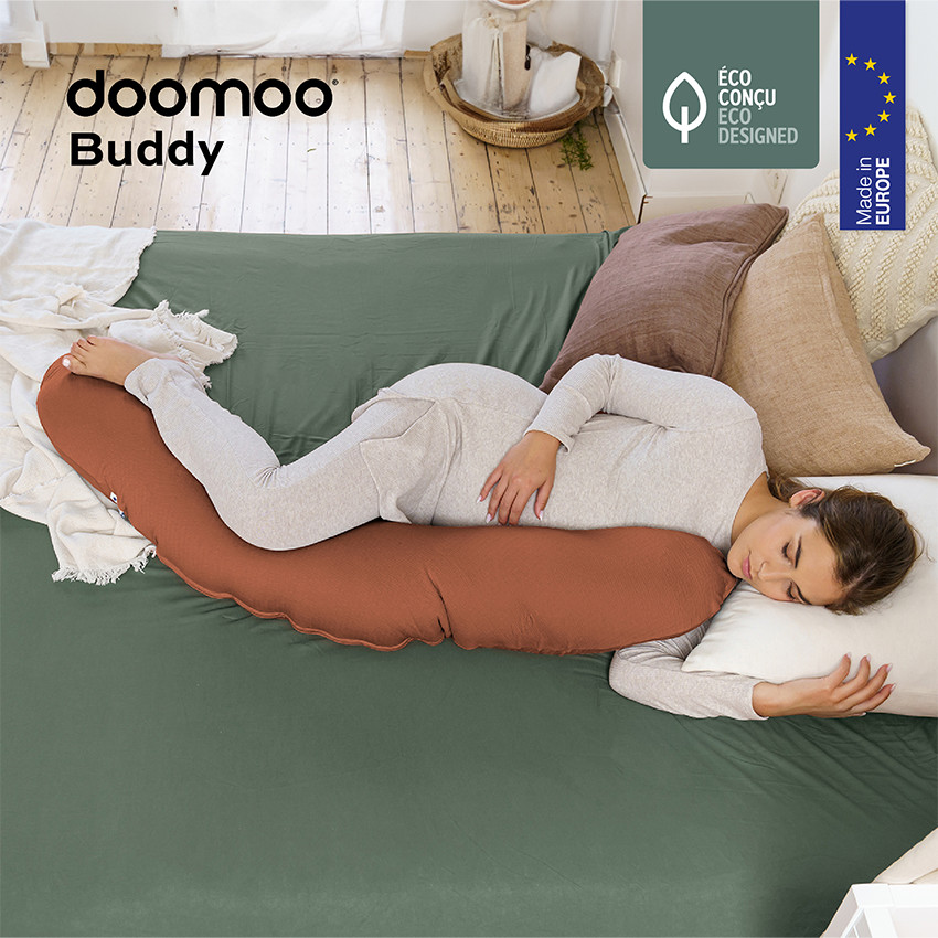 Cojín de maternidad y lactancia Doomoo Tetra - Terracota 