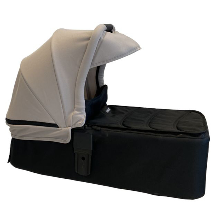 Capazo Easy twin 4 negro con capota Stone 