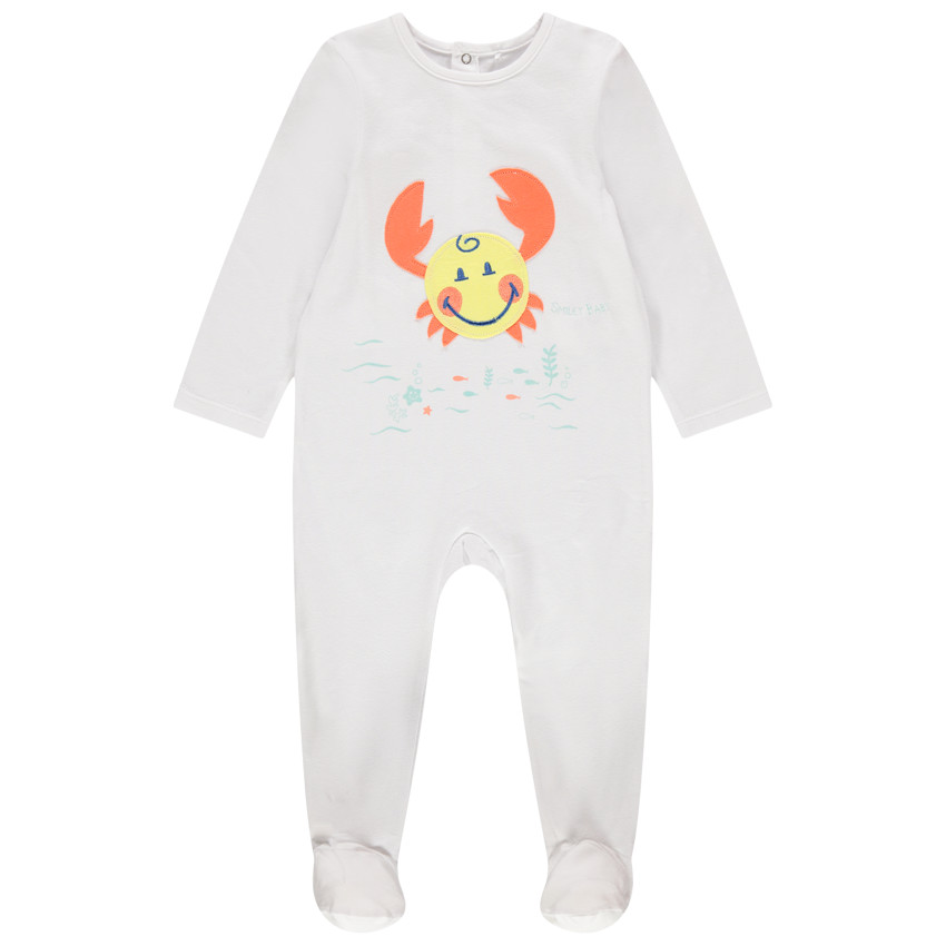 Pelele algodón bio cangrejo 