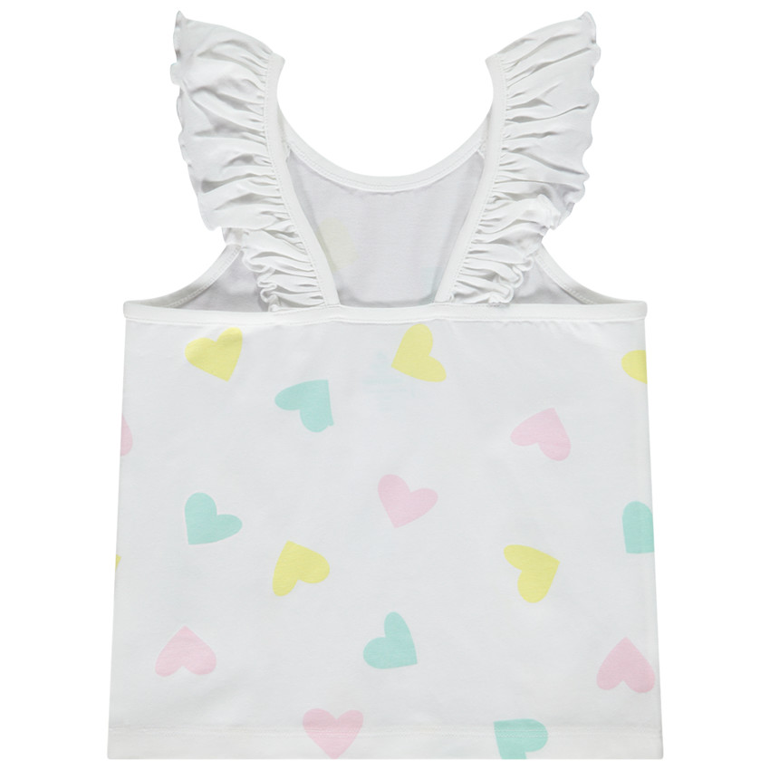 Camiseta sin mangas con estampado de corazones y print brillante Nala Disney para bebé niña 