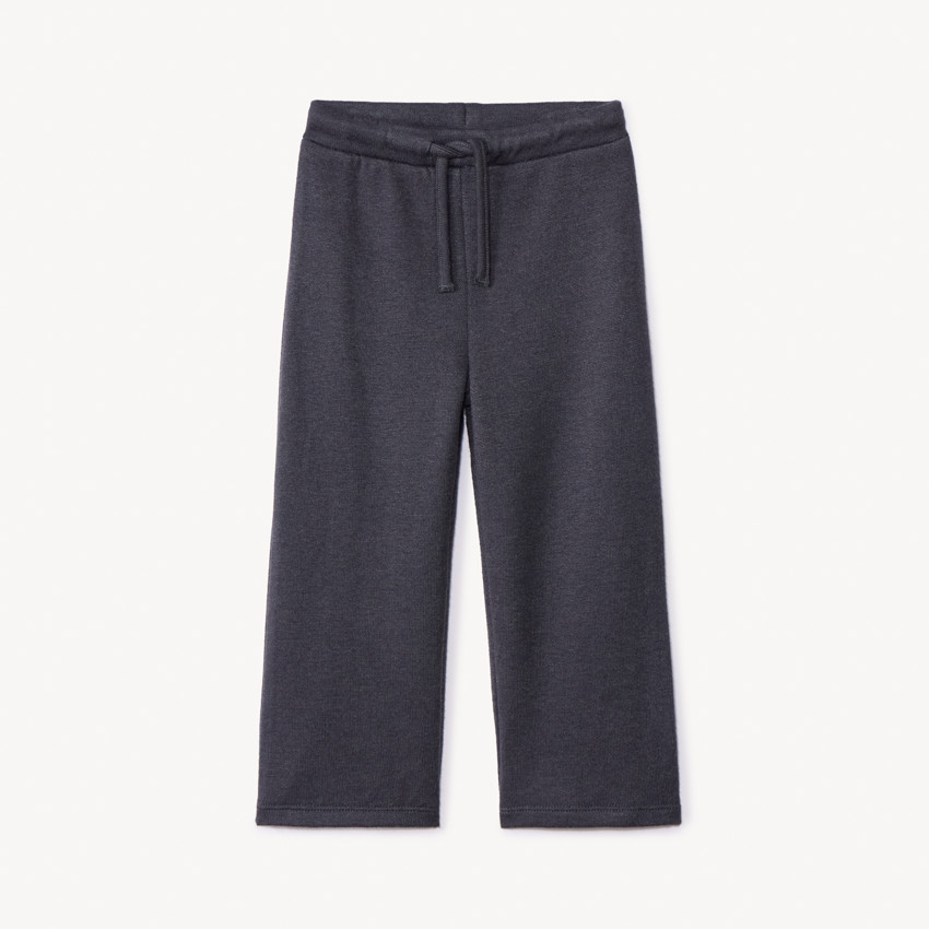 Pantalón de jogging amplio de felpa lisa para bebé niña 