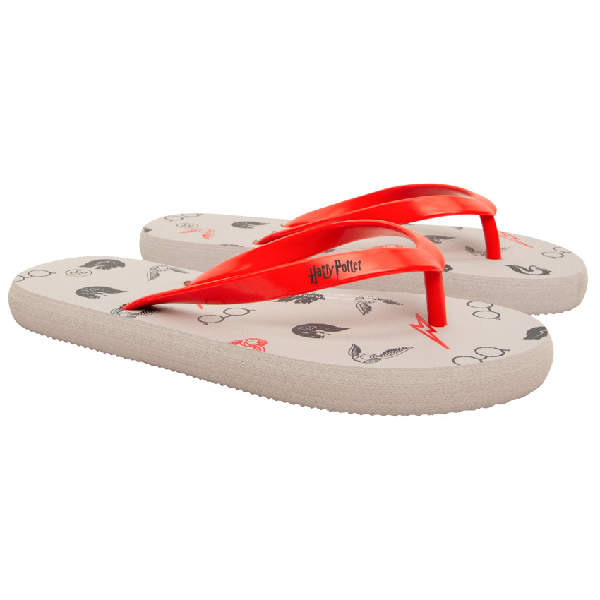 Chanclas estampadas de Harry Potter Warner para niño con tira ajustable según la edad 