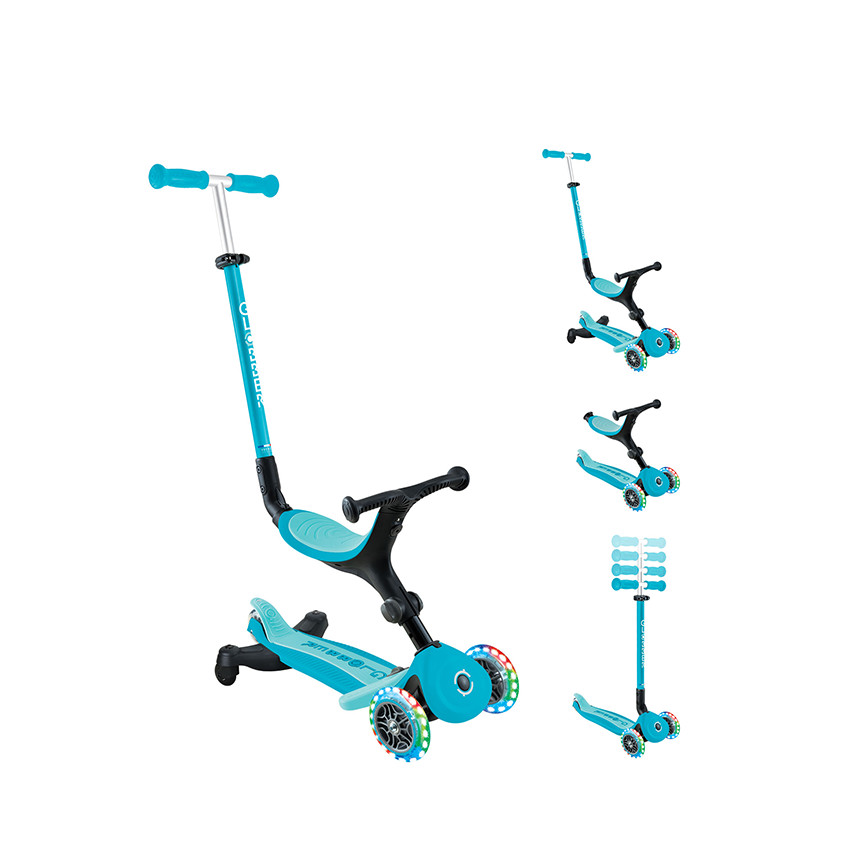 Patinete evolutivo 4 en 1 Go Up Active Lights 360 azul 