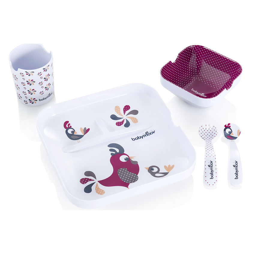 Coffret repas 5 pièces - Lovely Bird 