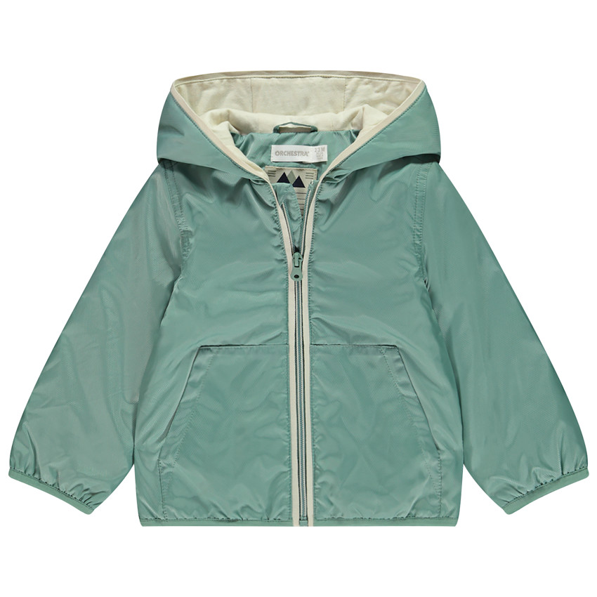 Chaqueta cortavientos 50% poliéster reciclado para bebé niño 