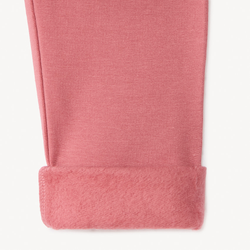 Lote de 2 calzoncillos de felpa lisa para bebé niña 