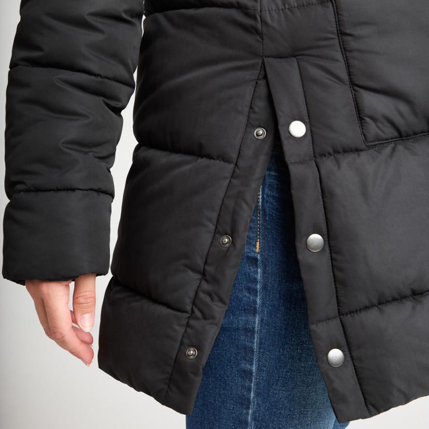 Anorak largo evolutivo acolchado para mujer 