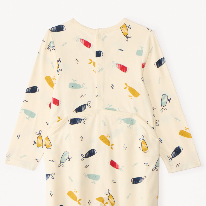 Lote de 3 pijamas de jersey con estampado marino para bebé niño. 