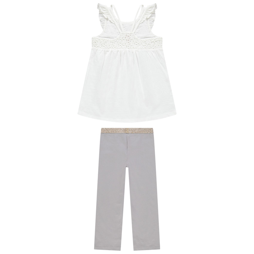 Ensemble à tunique et legging à motifs brillants 