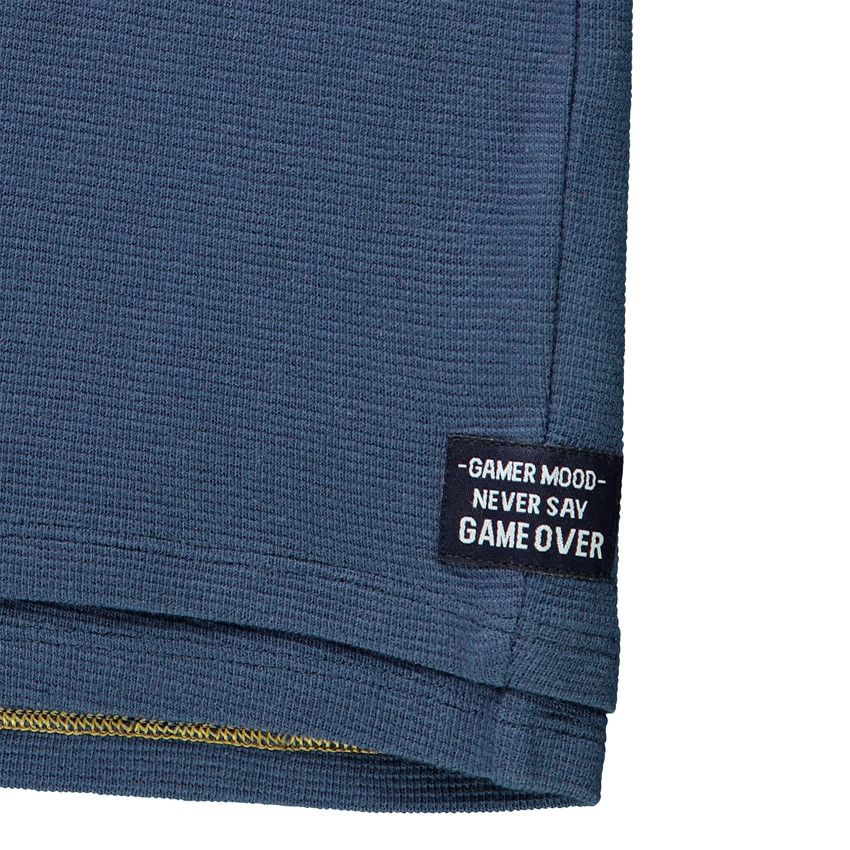 Polo manga larga punto fantasía 