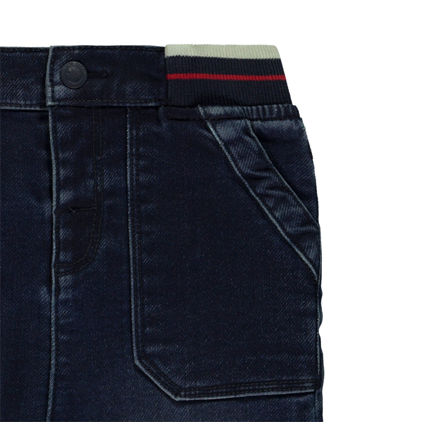 Pantalón efecto denim con cintura elástica para bebé niño 