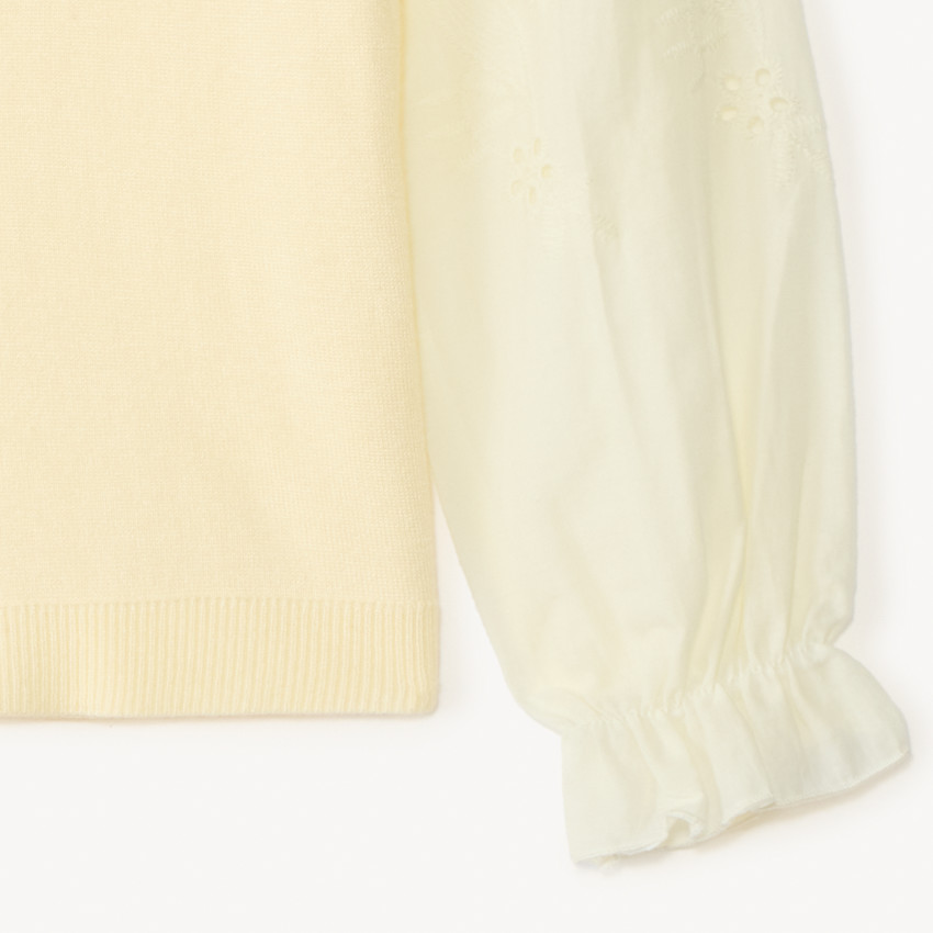 Sudadera 2 en 1 de manga larga con diseño para niña 