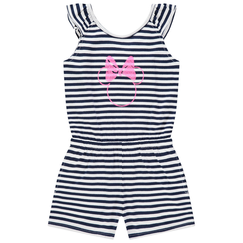 Mono corto rayas Minnie Disney 