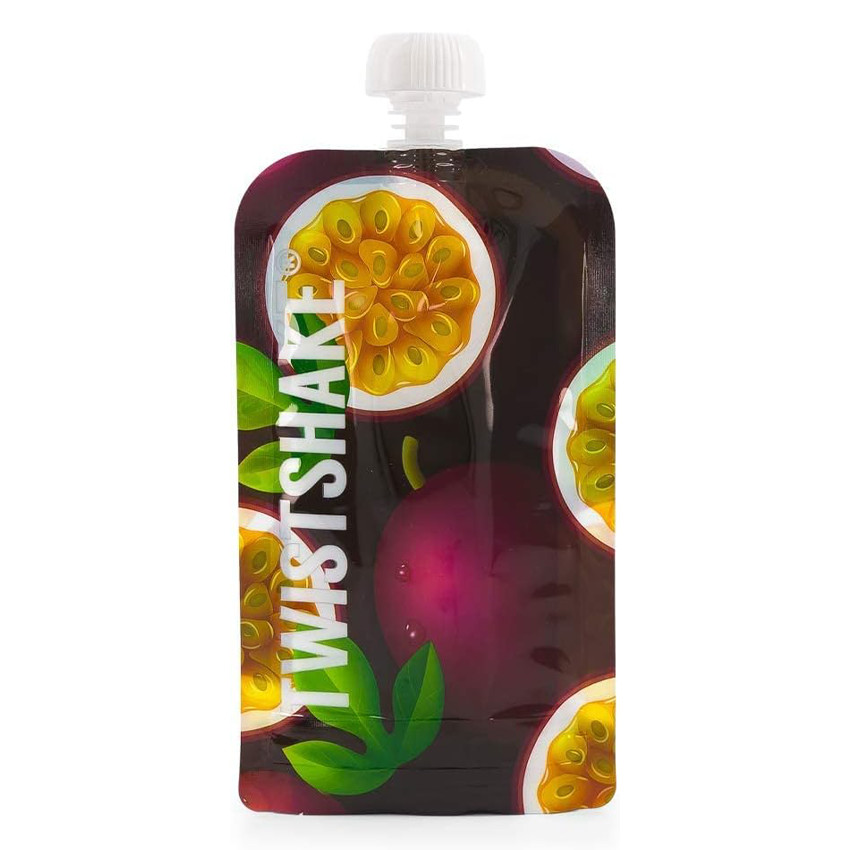 Set de 5 gourdes réutilisables 220 ml - Fruits  
