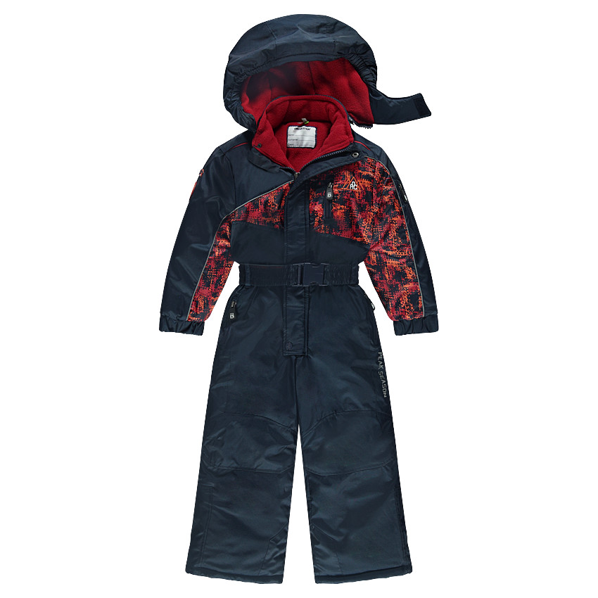 Mono de esquí impermeable con forro de micropolar 