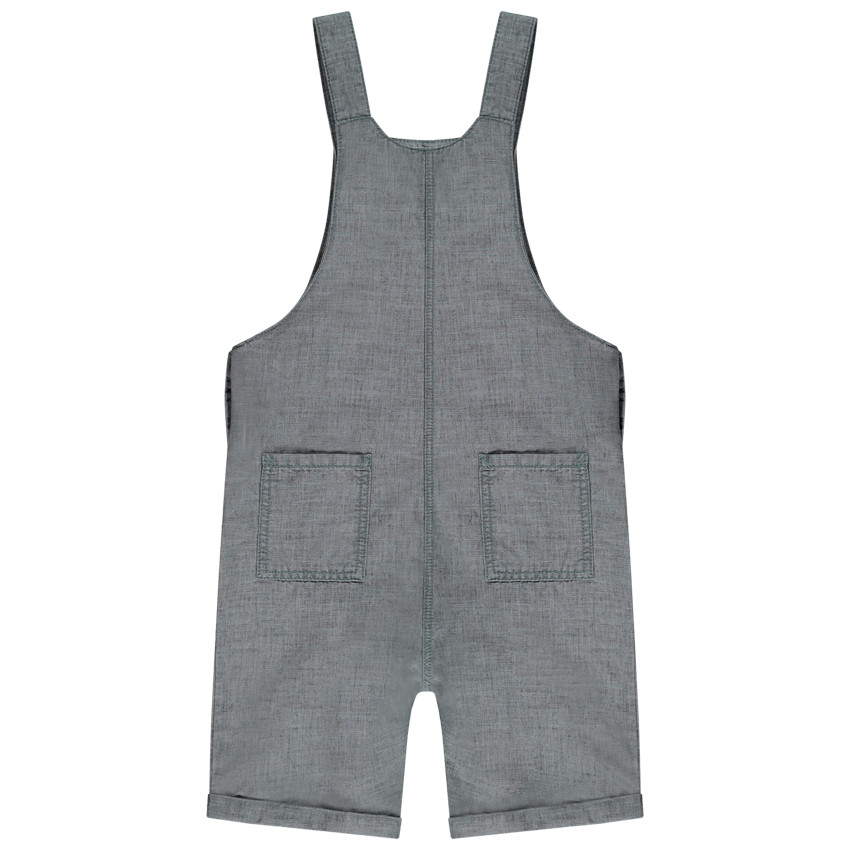 Mono corto con bordados de palmeras para bebé niño 