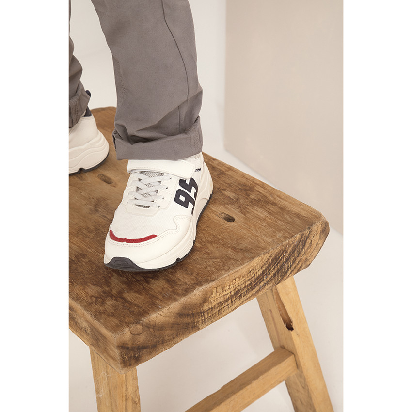 Zapatillas con números y suela gruesa para niño 