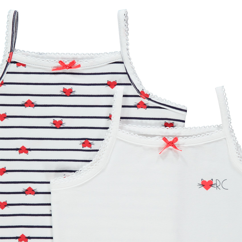 Pack 2 camisetas interiores de tirantes 