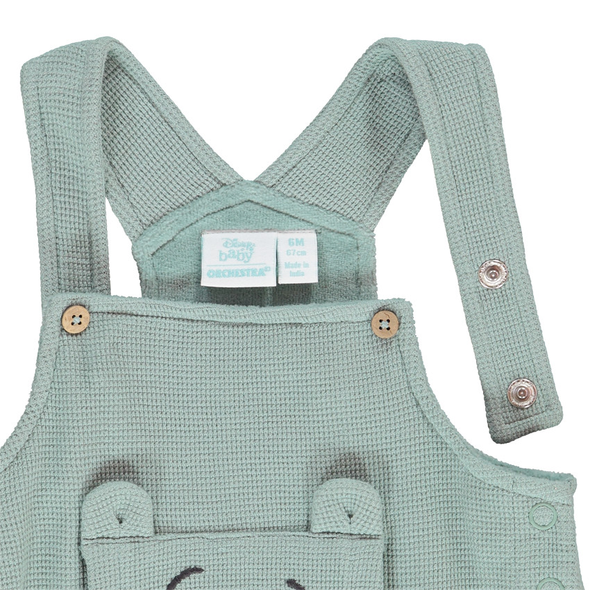 Ensemble salopette + t-shirt imprimé Winnie l'Ourson Disney pour bébé garçon 