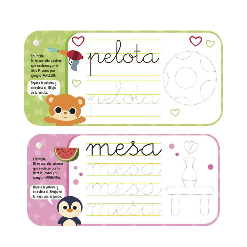 Libro de actividades – Caligrafía +5 años 