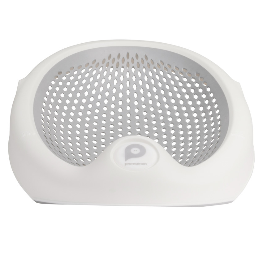 Hamaca de baño plegable de silicona gris/blanco 