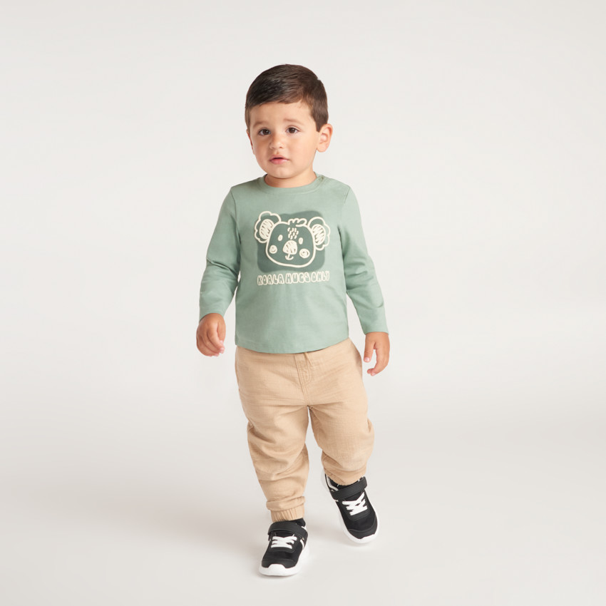 Pantalón de chándal para bebé niño liso 
