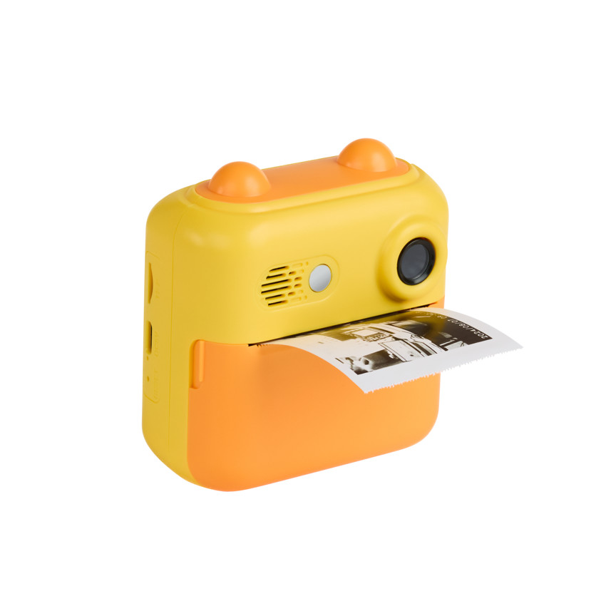Cámara para niños con impresión instantánea – Amarillo 
