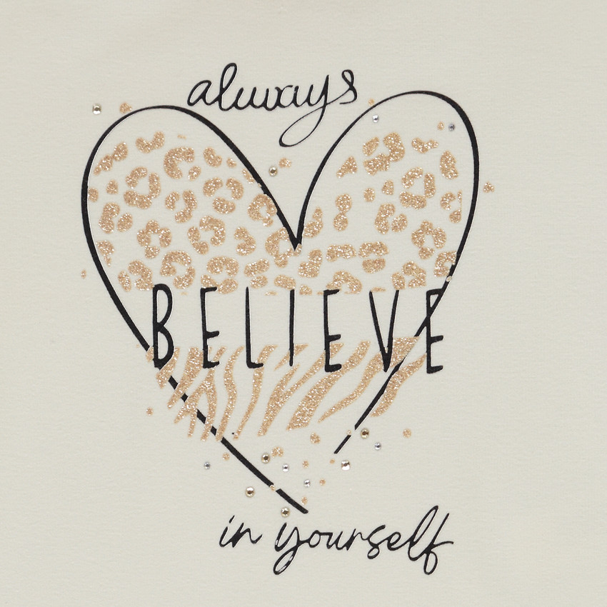 Ensemble jogging 2 pièces imprimé tacheté pour fille 