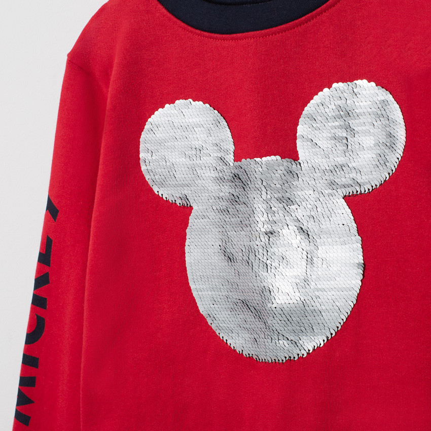 Jogging en molleton avec serti Mickey Disney en sequins magiques  Additional Jogging en molleton avec serti Mickey Disney en sequins magiques