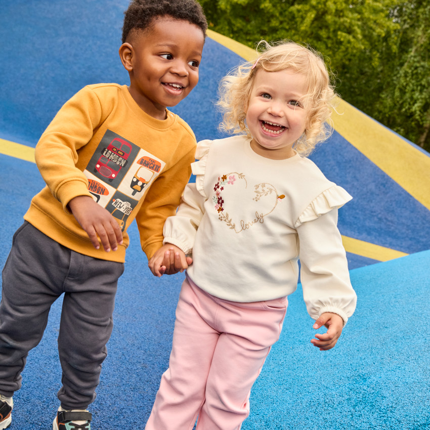 Conjunto de sudadera + pantalones de chándal fantasía para bebé niña 