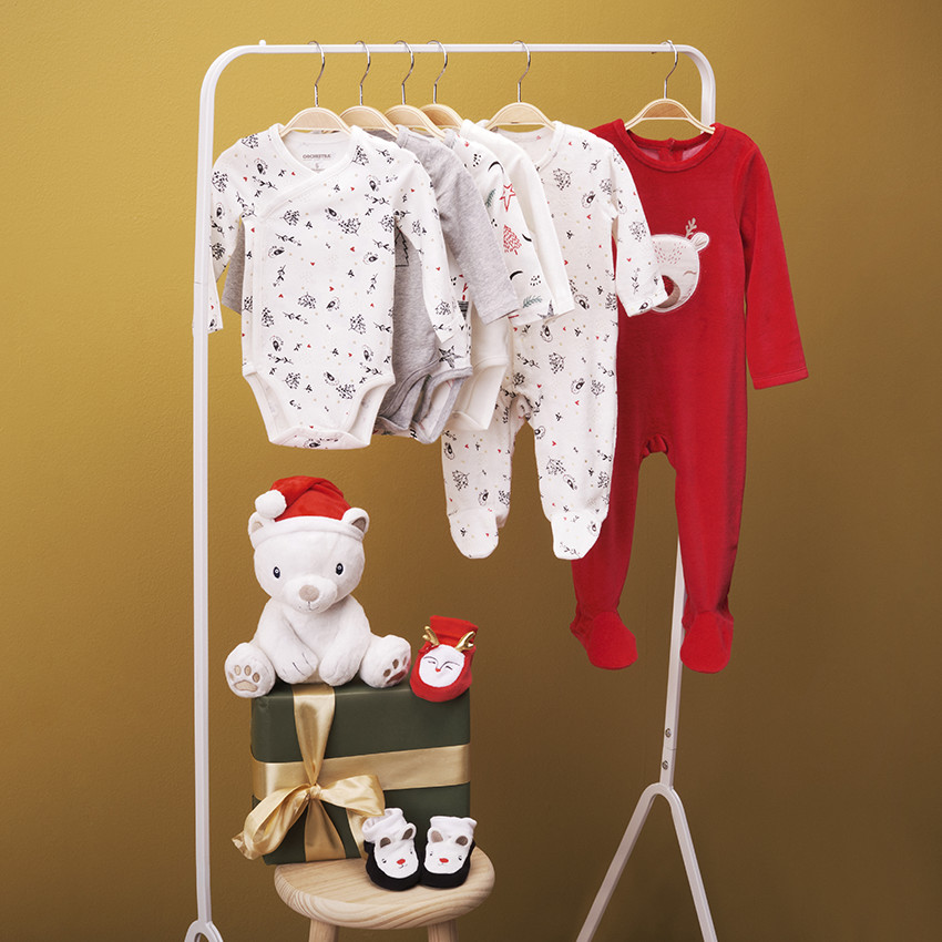 Pelele de terciopelo con estampado de pájaros y corazones para bebé niña 