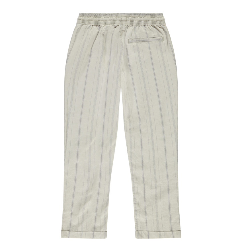 Pantalón de tela a rayas finas para niño 