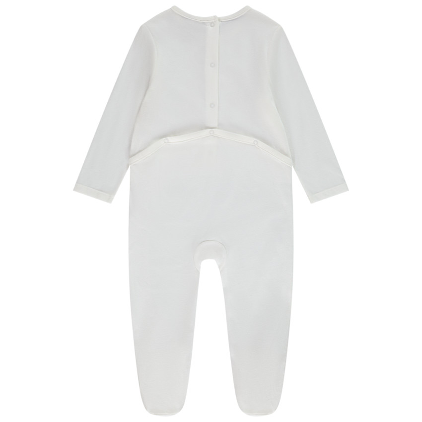 Pelele de punto de jersey con estampado fantasía para bebé niña 