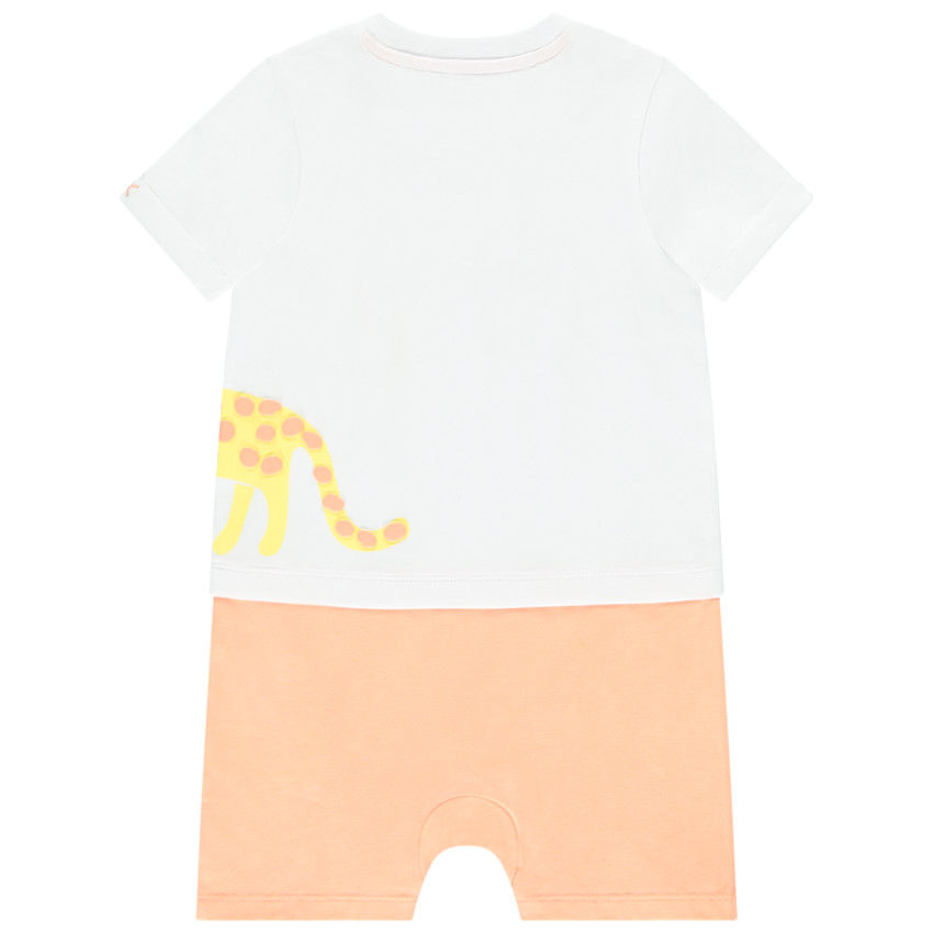 Pack de 2 peleles cortos efecto 2 en 1 para bebé niño 