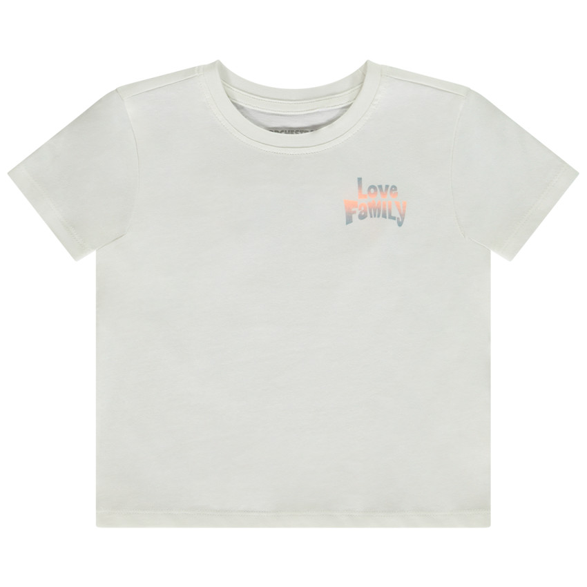 Camiseta manga corta con estampado degradado para bebé niño 